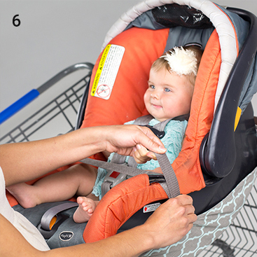 shopping cart hammock with carseat